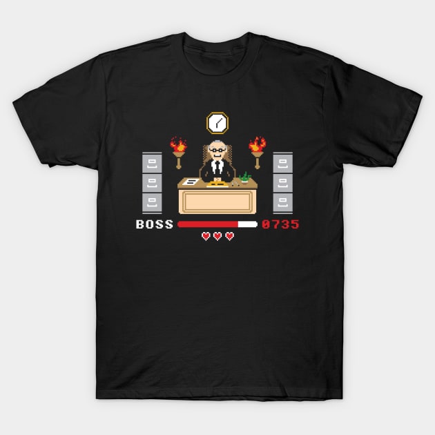 Final Boss T-Shirt by DavidSoames